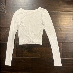 Alo yoga crop long sleve shirt XS